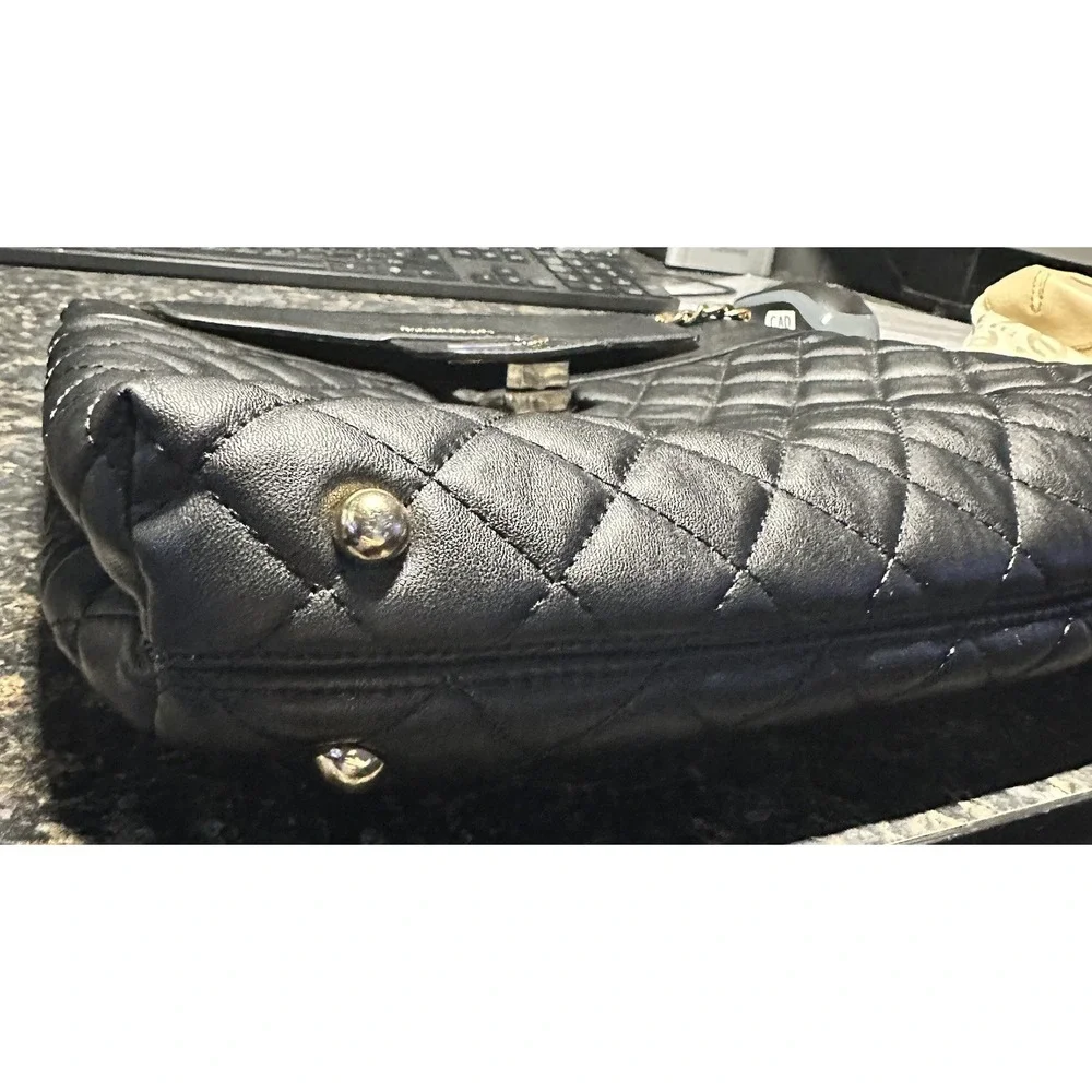 Ellen Tracy Black Handbag Classy Boho‎ Quilted Design MSRP $168